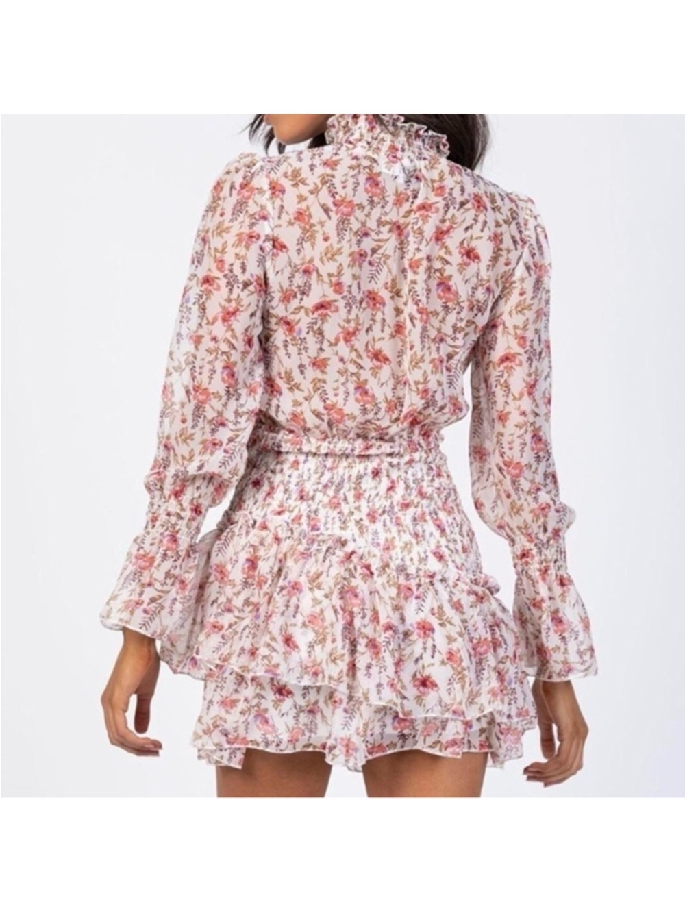 Princess Polly White Floral Mini Dress - Picture 4 of 9